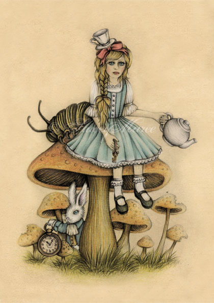 Stacey Maree - Alice in Wonderland - Artwork Illustration